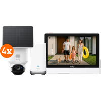 Koop Eufy SoloCam E42 4-Pack + HomeBase 3 + Smart Display E10 - 6151127884852