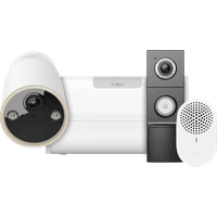Koop TP-Link Tapo C460 + H500 Smart HomeBase + D235 Smart Battery & Wired Doorbell - 6151123697692