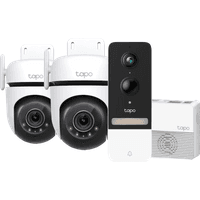 Koop TP-Link Tapo C520WS 2-pack + Smart Battery Video Doorbell D230S1 - 6151116360374