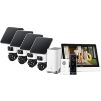 Koop EufyCam S4 4-Pack + HomeBase 3 + Video Doorbell E340 + Smart Display E10 - 6151126617604