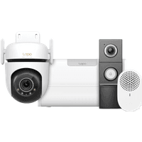 Koop TP-Link Tapo C530WS + H500 Smart HomeBase + D235 Smart Battery & Wired Doorbell - 6151123679636