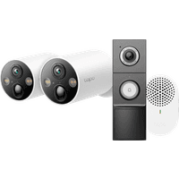 Koop TP-Link Tapo C425 2-pack + D235 Smart Battery & Wired Doorbell - 6151116359354