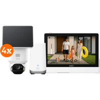 Koop Eufy SoloCam E42 4-Pack + HomeBase 3 + Smart Display E10 - 6151127884852