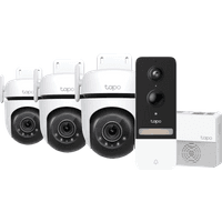 Koop TP-Link Tapo C520WS 3-pack + Smart Battery Video Doorbell D230S1 - 6151116366369