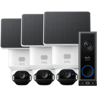 Koop Eufy SoloCam E42 3-Pack + Video Doorbell E340 - 6151137786726
