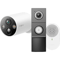 Koop TP-Link Tapo C425 + D235 Smart Battery & Wired Doorbell - 6151116357398