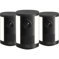 Koop Ring Spotlight Camera 2e Generatie Batterij Zwart 3-Pack - 6151148542595