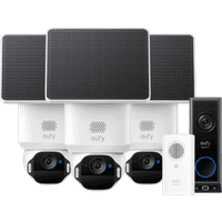 Koop Eufy SoloCam E42 3-Pack + Video Doorbell E340 + Chime - 6151139244231