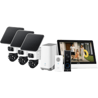 Koop EufyCam S4 3-Pack + HomeBase 3 + Video Doorbell E340 + Smart Display E10 - 6151126595551