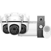 Koop TP-Link Tapo C530WS 3-Pack + H500 CentralHub + D235 Smart Battery & Wired Doorbell - 6151123686627