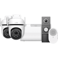 Koop TP-Link Tapo C530WS Duo Pack + H500 CentralHub + D235 Smart Battery & Wired Doorbell - 6151123685682