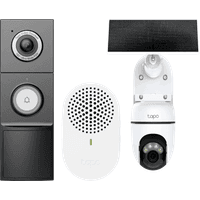 Koop TP-Link Tapo C610 Solar Kit + D235 Smart Battery & Wired Doorbell - 6156414376317