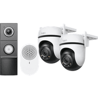 Koop TP-Link Tapo C520WS Duo Pack + D235 Smart Battery & Wired Doorbell - 6156414373392